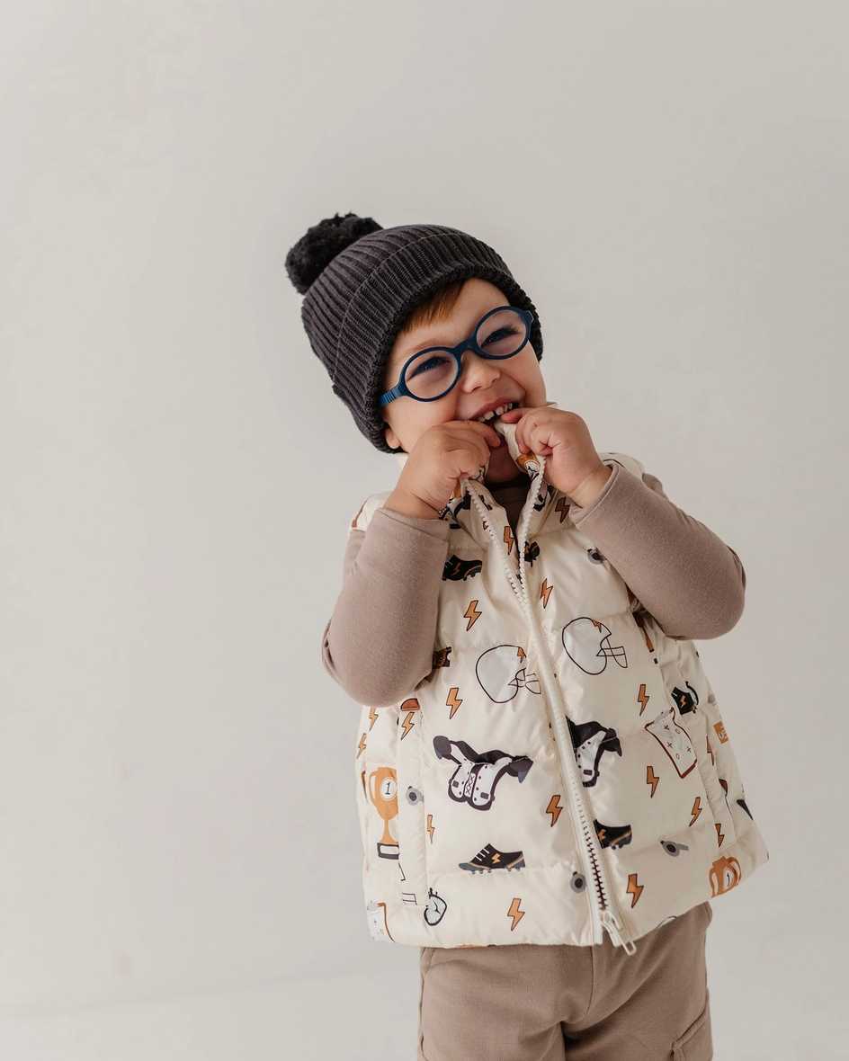 Babysprouts Knit Pom Hat - Navy