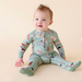Posh Puppies - Footie Zippered One Piece