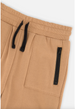 Fleece Sweatpants With Pockets Brown Tannin