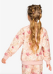 Sweatshirt Pink Printed Flowers