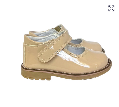 Sophia baby shoe in oat