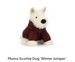 Munro Scottie Dog 'Winter Jumper'
