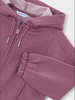 Girl Zip-Up Hoodie - Violet Heather