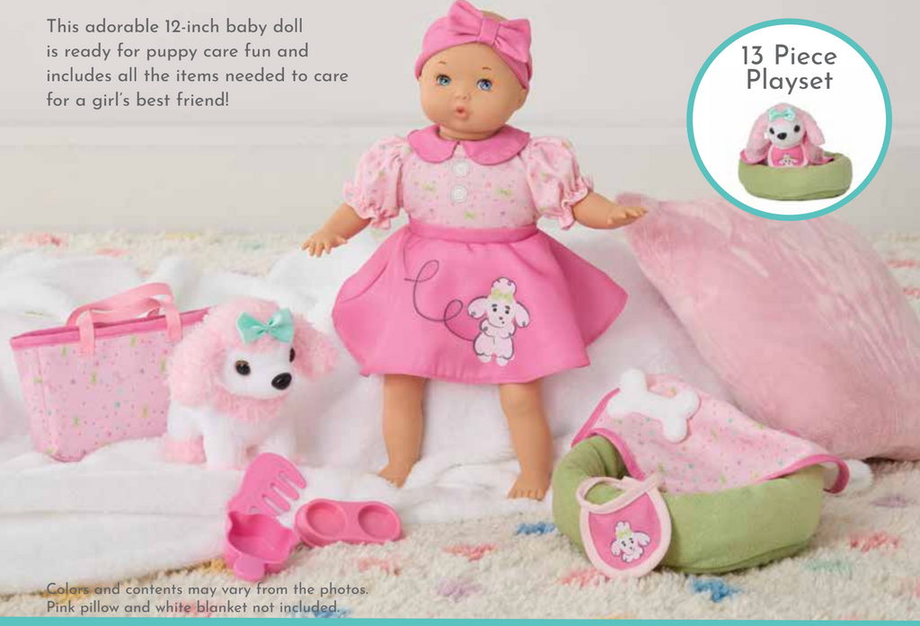 2" Puppy Care Playset