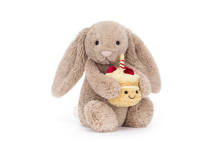 Bashful Beige Bunny 'Birthday'