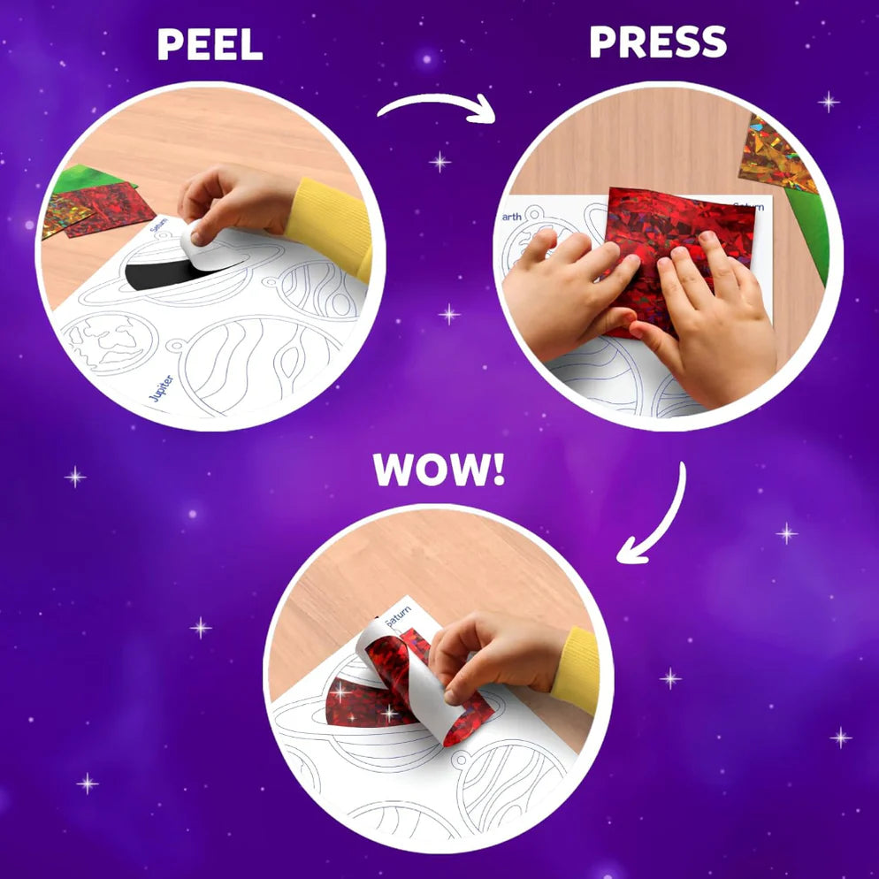 Skillmatics Foil Fun Solar System - Space Art & Craft Kit