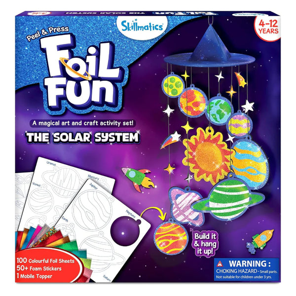Skillmatics Foil Fun Solar System - Space Art & Craft Kit