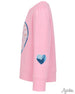 Sequin Applique Stay Sweet Pink Holly