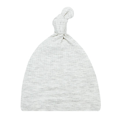 Stevie Ribbed Top Knot Hat - Newborn-3 Month