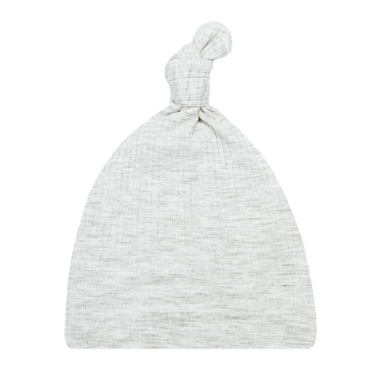 Stevie Ribbed Top Knot Hat - Newborn-3 Month
