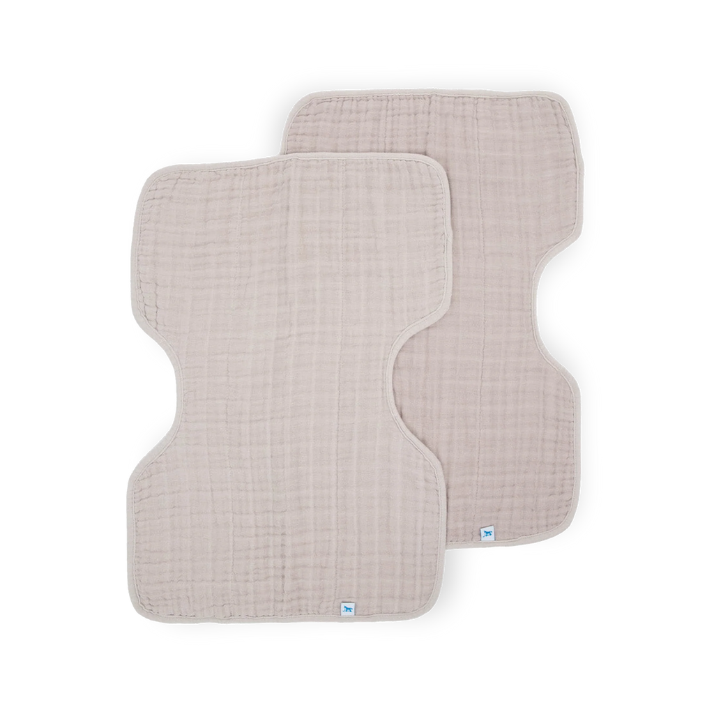 Cotton Muslin Burp Cloth 2 Pack - Porpoise