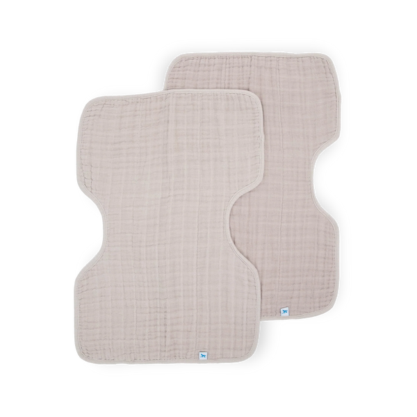 Cotton Muslin Burp Cloth 2 Pack - Porpoise