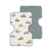 Cotton Muslin Burp Cloth 2 Pack - Work Trucks