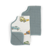 Cotton Muslin Burp Cloth 2 Pack - Work Trucks