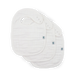 Organic Cotton Muslin Classic Bib 3 Pack - White