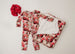 crimson plush swaddle