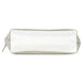 White Crystal Oval Cosmetic Bag