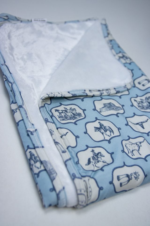 Cowboy Colt Swaddle Blanket