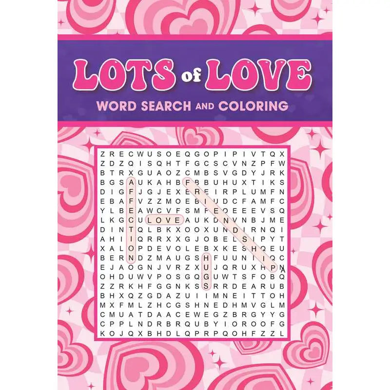 Lots of Love Word Search and Coloring By Editors of Thunder Bay Press