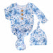 Betsy's Blooms Newborn Baby Knot Gown & Hat Set