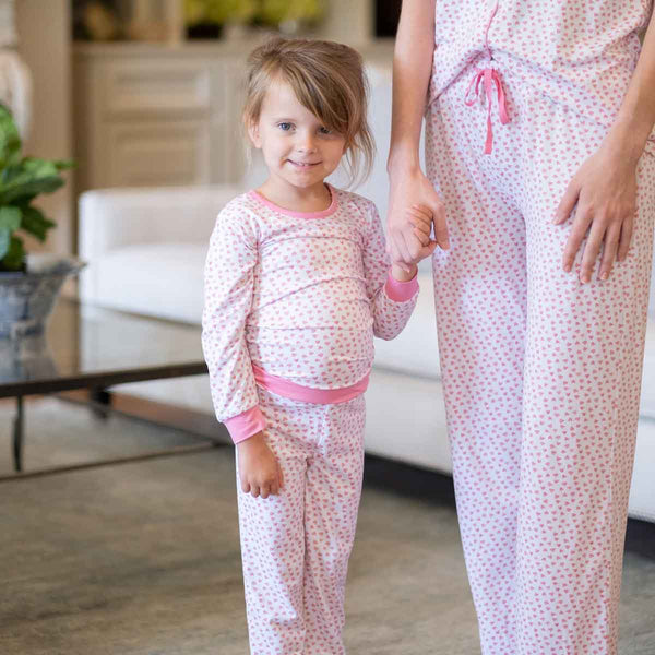 Sweetheart White/Pink toddler Pajamas