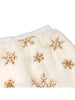 Sequin Snowflake Fur Skirt