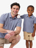 Boys Home Run Knit Short Sleeve Performance Polo