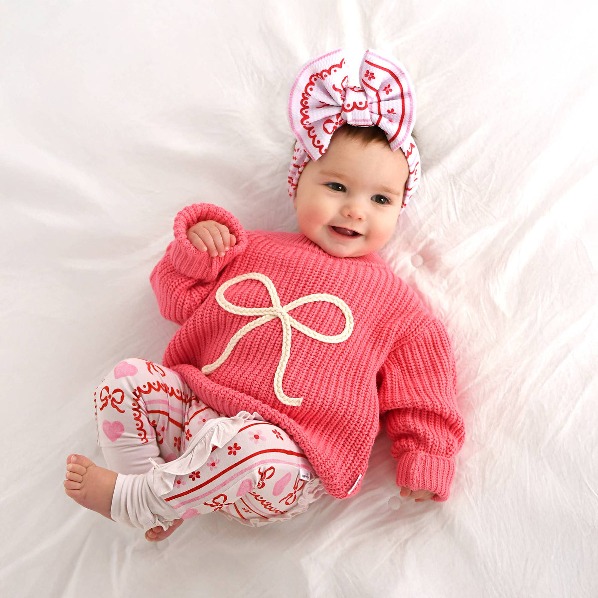 Pink Bow SWEATER