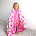 Draven Pink Ghost RUFFLE TWO PIECE Bamboo Halloween Lounge Set: 8