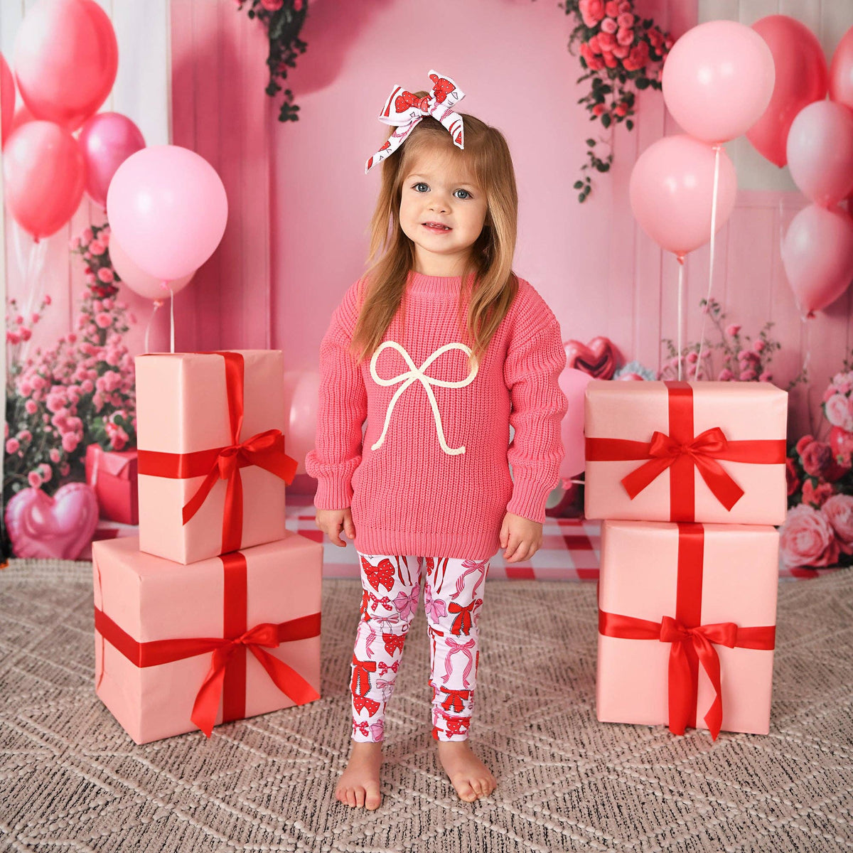 Pink Bow SWEATER