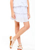Embroidered Eyelet Tiered Ruffle Skort