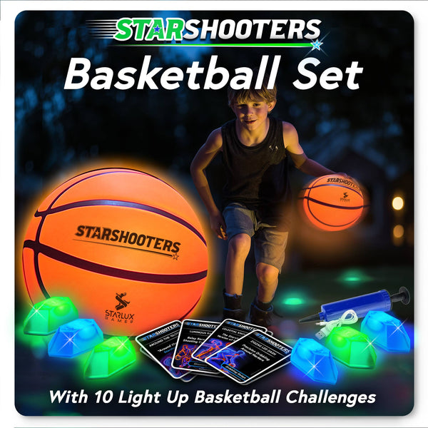Starshooters Basketball - A Light Up Basketball Game Set