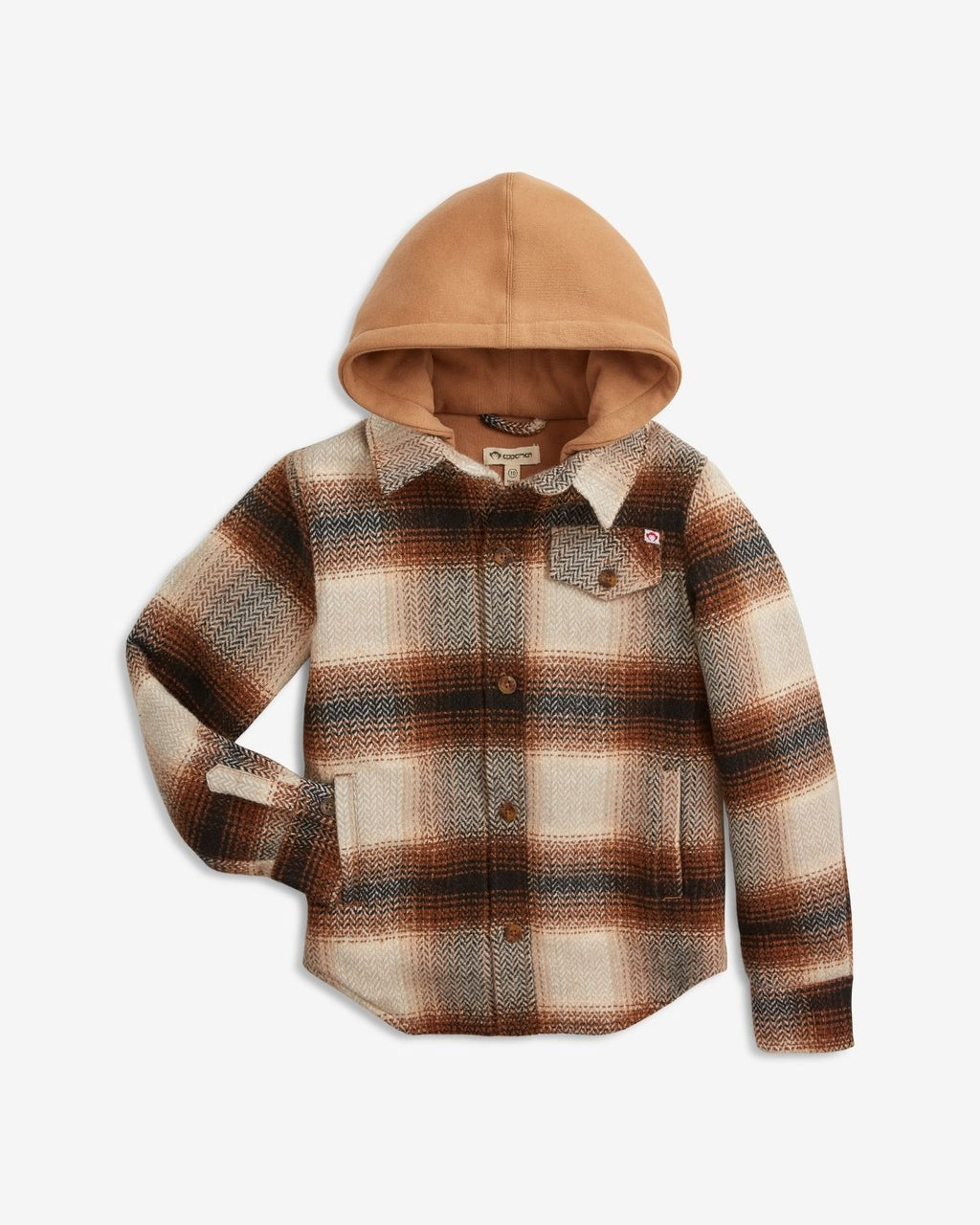 Lumber Plaid Glen Flannel Hoodie