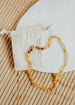 Raw Honey Baltic Amber + Mookaite Jasper || Necklace