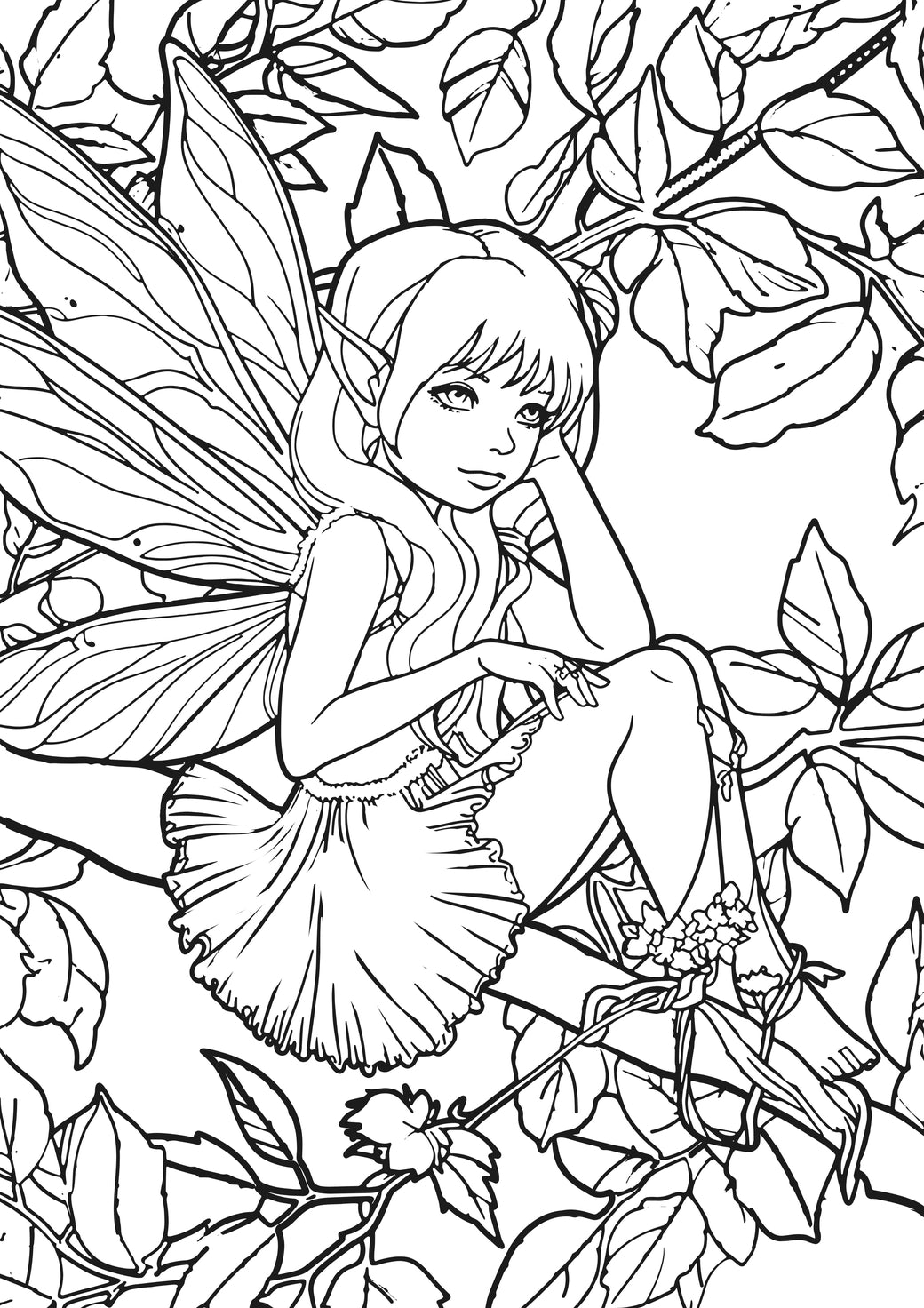 Fairyland Fun- Xxl Coloring Book