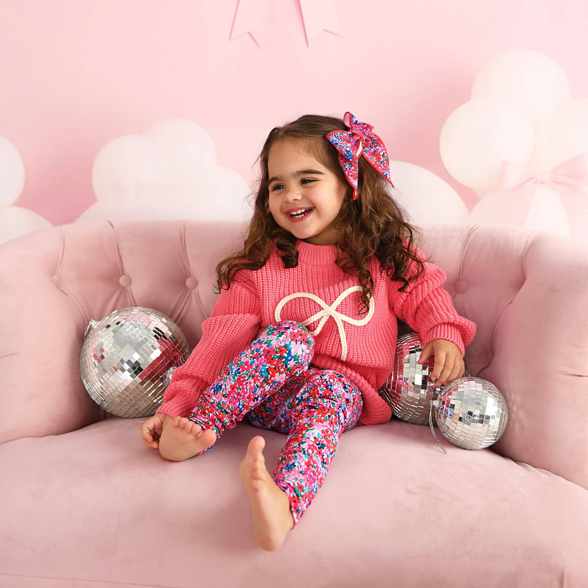 Pink Bow SWEATER