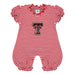 Texas Tech Red Raiders Infant Striped Puff Sleeve Romper
