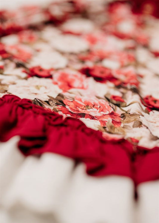 Crimson Bloom Nightgown
