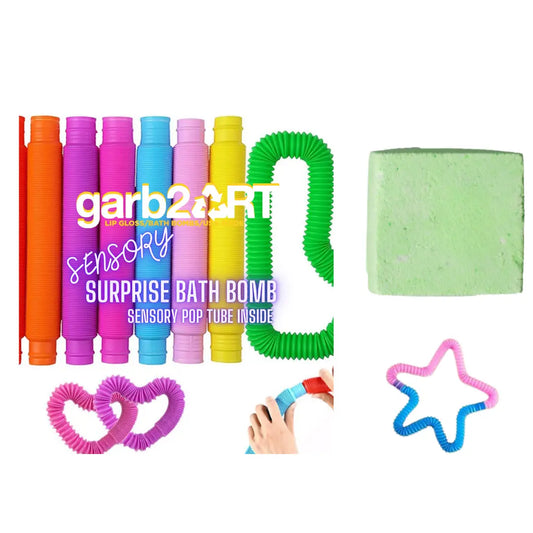 Sensory Surprise Bath Bomb | Pop Tube