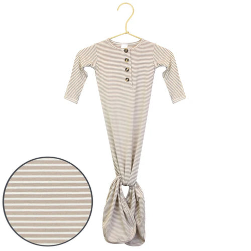 Banks Knotted Gown - Newborn-3 Month