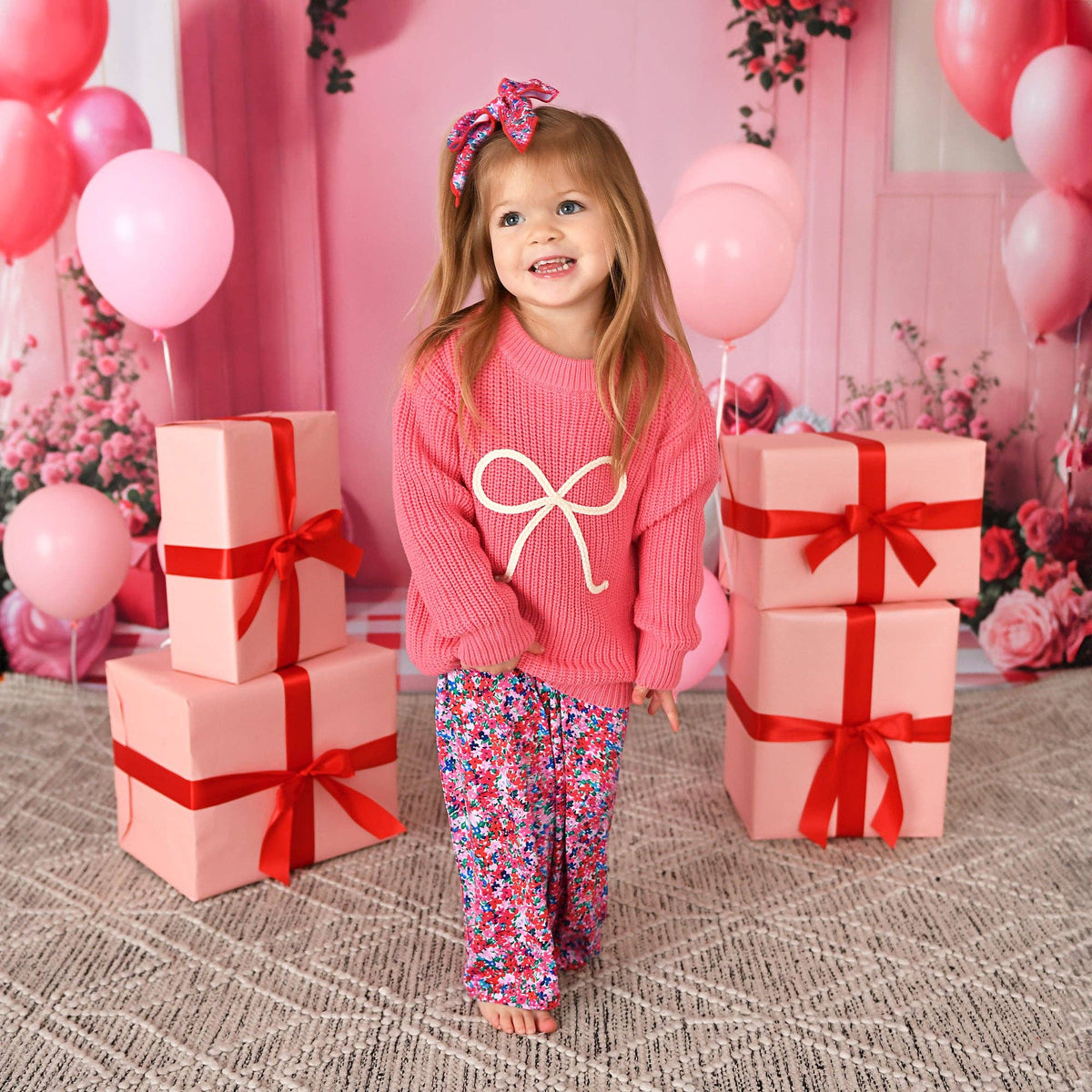 Pink Bow SWEATER
