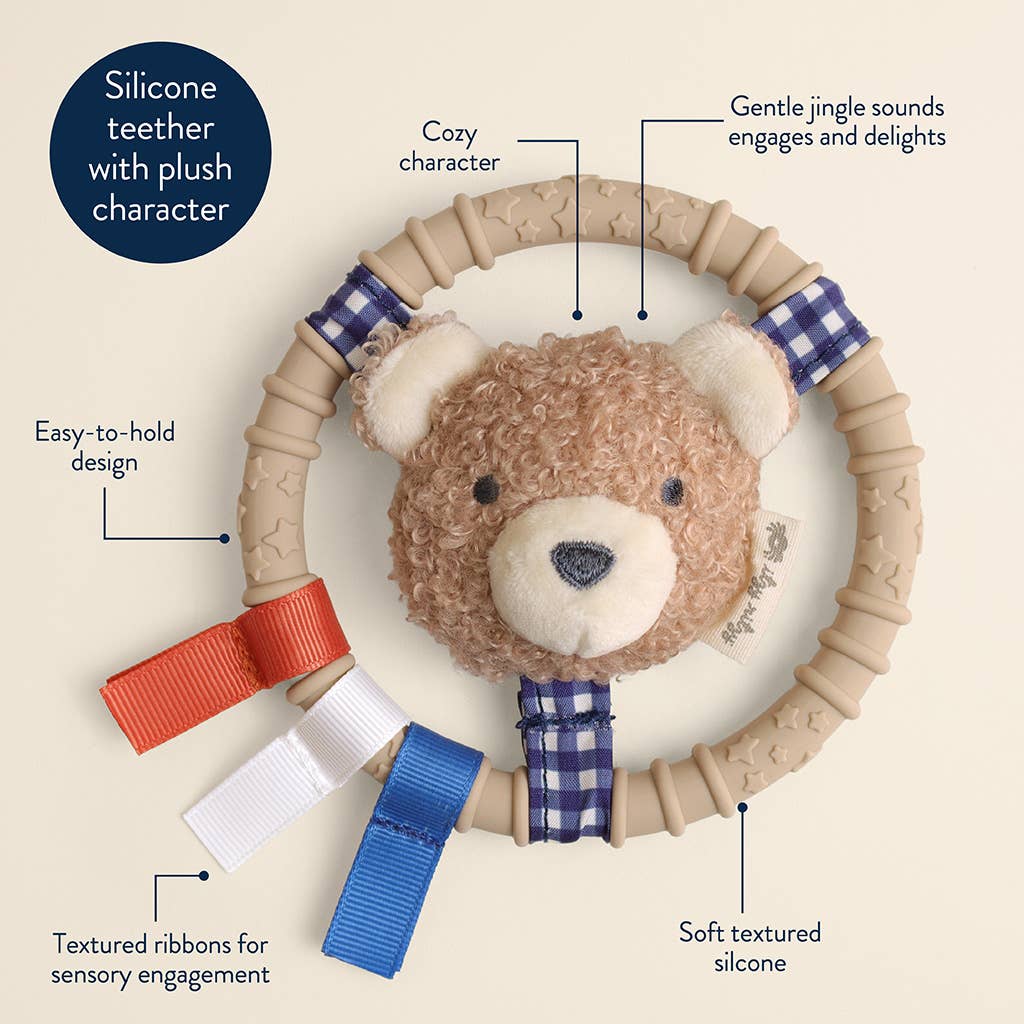 *NEW* Itzy Ring Pal™ - Teething Ring with Plush Character
