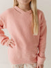 Avery & Alexander Fuzzy Knit Sweater - Peatal Pink