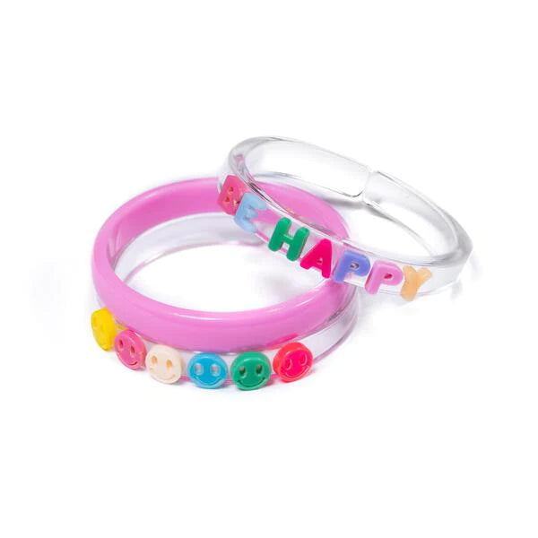 VAL-Be Happy Candy Pink Bangles (set of 3)