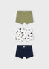 Set of 3 boxer shorts for boys