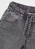 Soft denim jogger pants - Medium Gra 4503