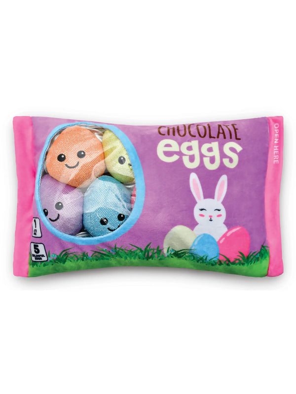 Chocolate Easter Egg Buddies Packaging Fleece Plush
