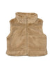 GIRLS Faux VEST -Beige