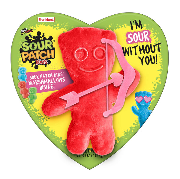 Sour Patch Kids Vday Heart Box w/ Plush