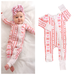 Hallie RUFFLE ZIP Valentines Day Bamboo 1PC Baby Clothing